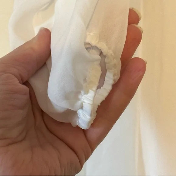 Miracle Suit White Sheer Swimsuit CoverUp Sz Medium - Picture 3 of 5